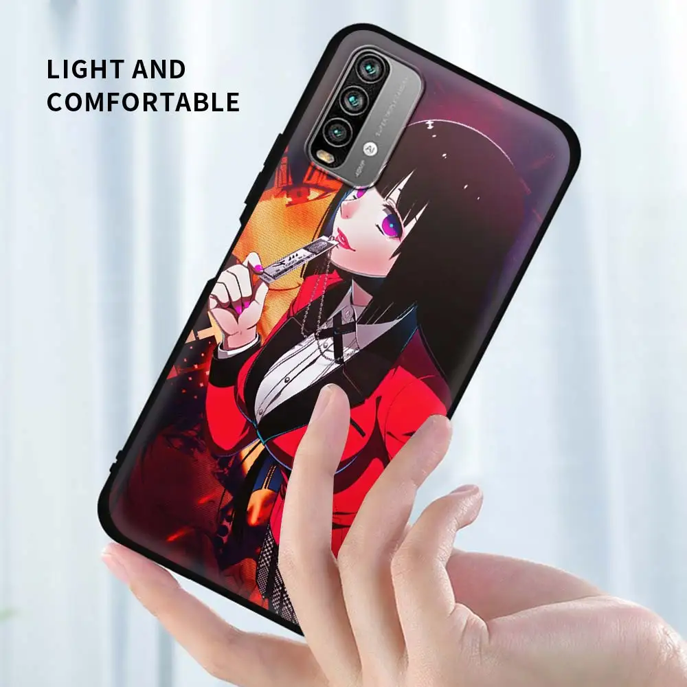 

Japanese Anime Kakegurui Soft Case for Xiaomi Redmi 9 Power 9T 9A 8A 7A 6A K30 9i Note 9S 9T 8 8T 7 Pro Phone Cover Silicon Cell