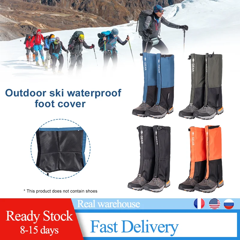 

Unisex Waterproof Leg Covers Legging Gaiter Climbing Camping Hiking Ski Boot Travel Shoe Snow Gaiters Legs Protection