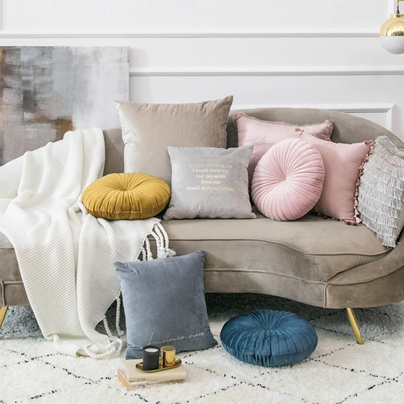 Декоративная подушка в форме тыквы скандинавском стиле креативная круглая