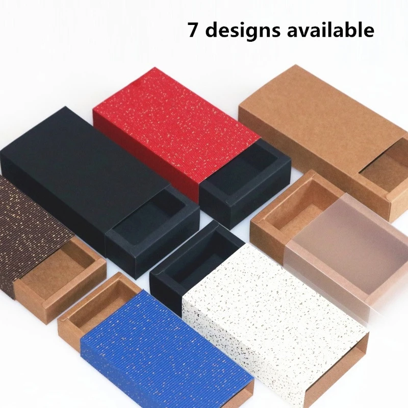 20 шт красочные крышки крафт-бумаги ящики коробки Свадебная вечеринка конфеты