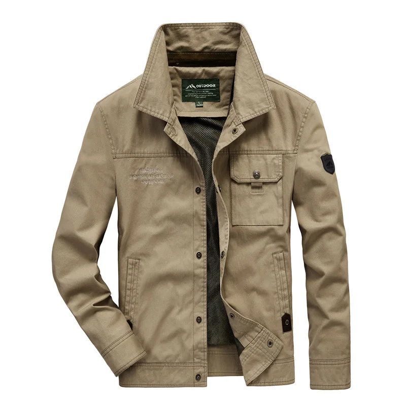 2021 осенняя куртка для мужчин брендовые военный камуфляж с подкладкой из хлопка