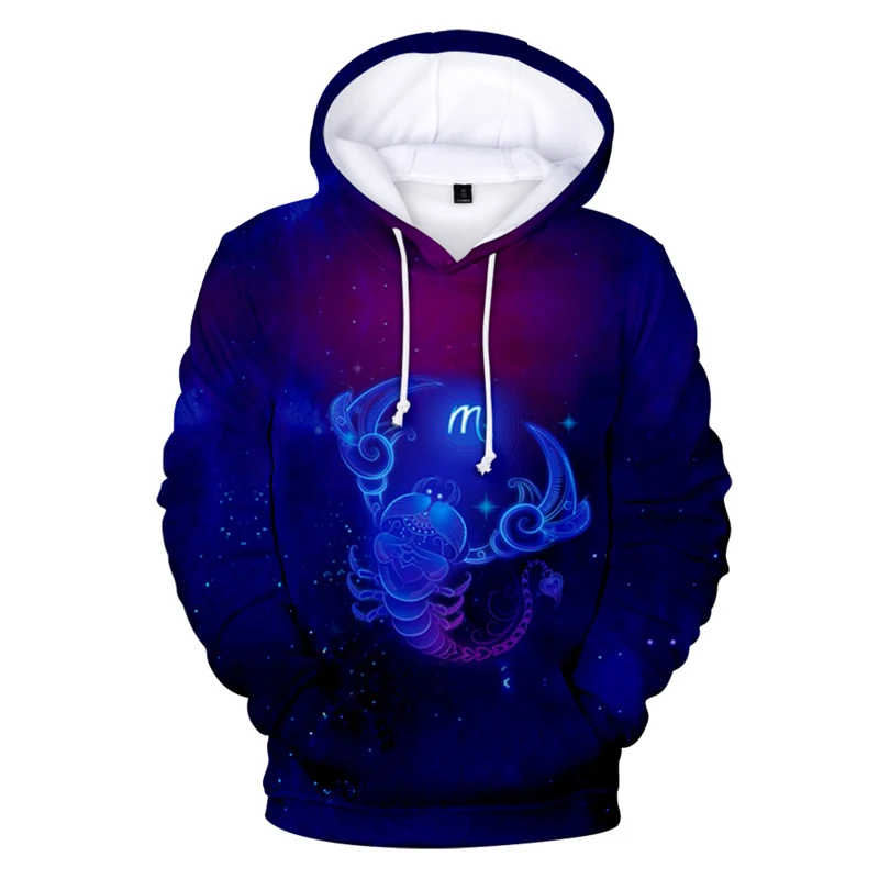 

New Peculiar 12 Zodiac Signs Hoodies Sweatshirts Aries Taurus Gemini Cancer 12 Constellation Fashion Clothes Men/Women Pullovers