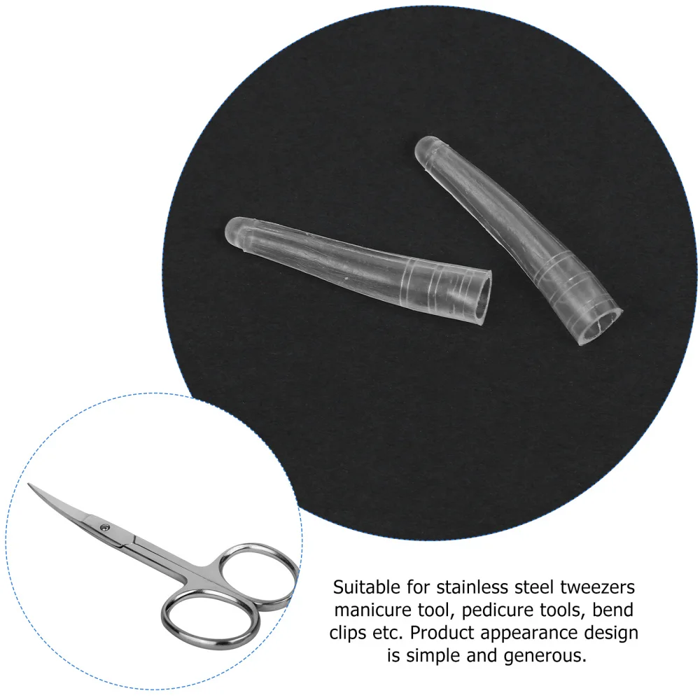 

100Pcs Nipper Cover Manicure Pedicure Tools Protective Sleeve Replacement Cover