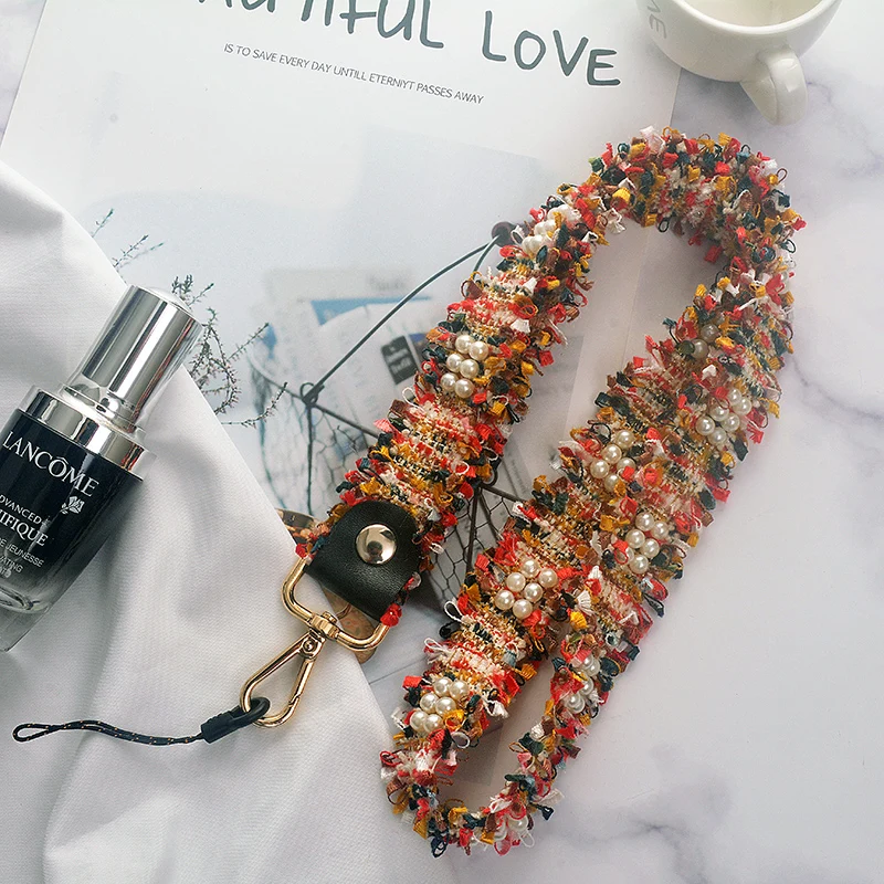 Модный свитер цепь мобильный телефон шнурки на заказ брелок id держатель сотовый