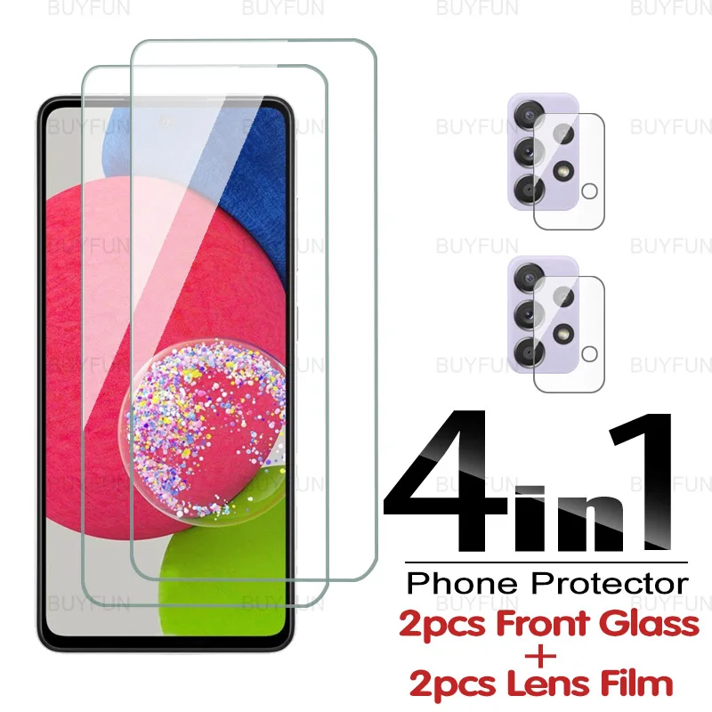 

Закаленное стекло 4 в 1 для Samsung Galaxy A52s, Защитная пленка для камеры Galaxy A52s galaxi galax A 52 s A52 s