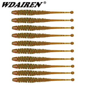 Рыболовная Приманка в виде червя, 6 см, 0,6 г, 10 шт.