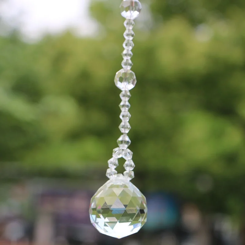 1 шт. прозрачная Хрустальная подвесная люстра в виде Ловца солнца|Ловцы снов и