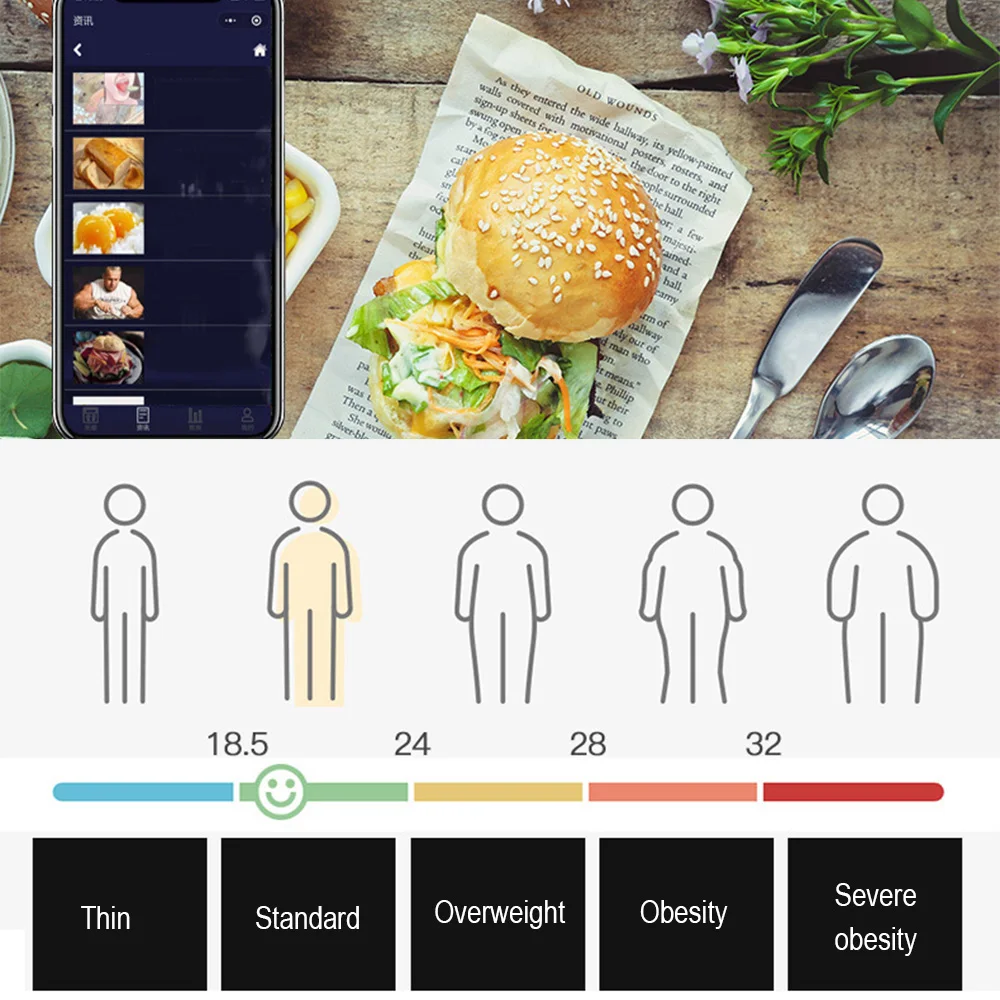 

Bluetooth Smart Bathroom Floor Scales Digital Body Weight Scale Auto Monitor Body Weight with APP Fitness Health Scale