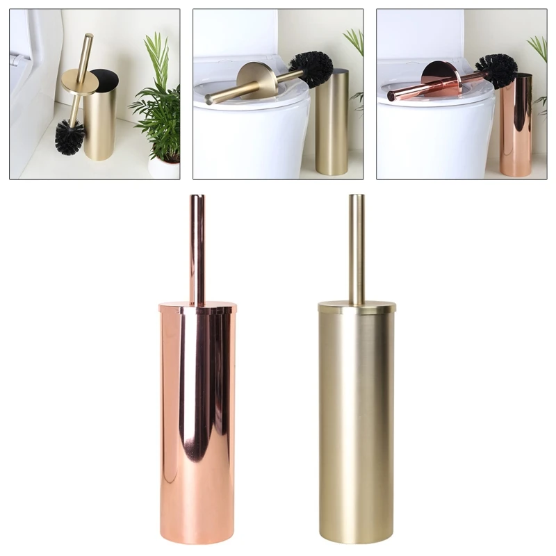 

Long Handle Floor-Type Toilet Brush with Holder Blind Angle Cleaning Brush Home Standing Quick Drying Cleaning Tools