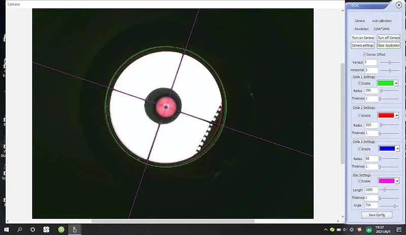 Электронный калибратор Hercules OCAL Коллиматор для калибровки RC Newtonian - купить по