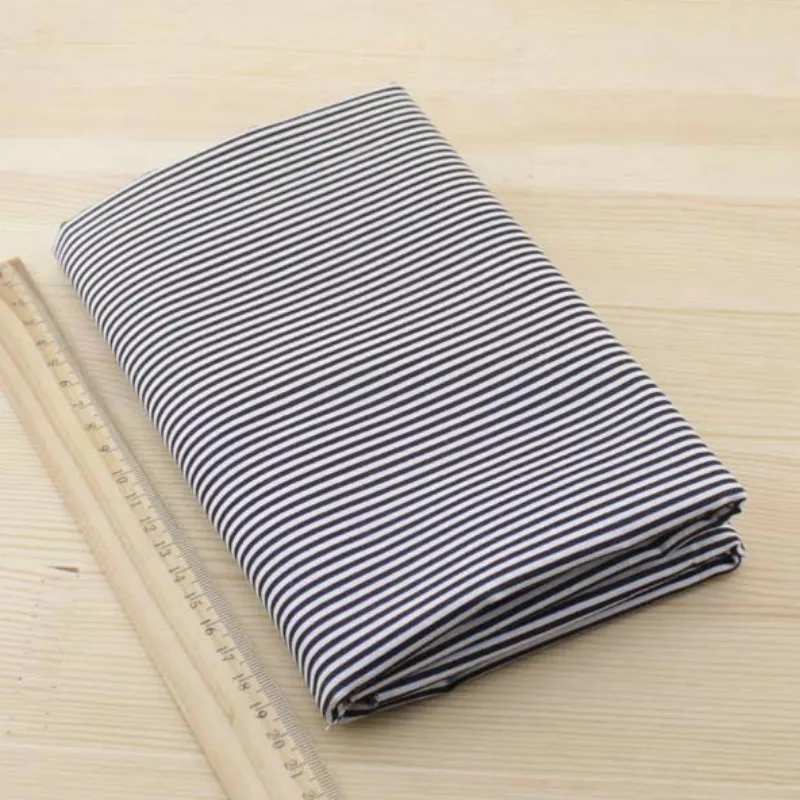 Хлопчатобумажная ткань Booksew 7 шт. 50x50 см черная текстильная для рукоделия шитья