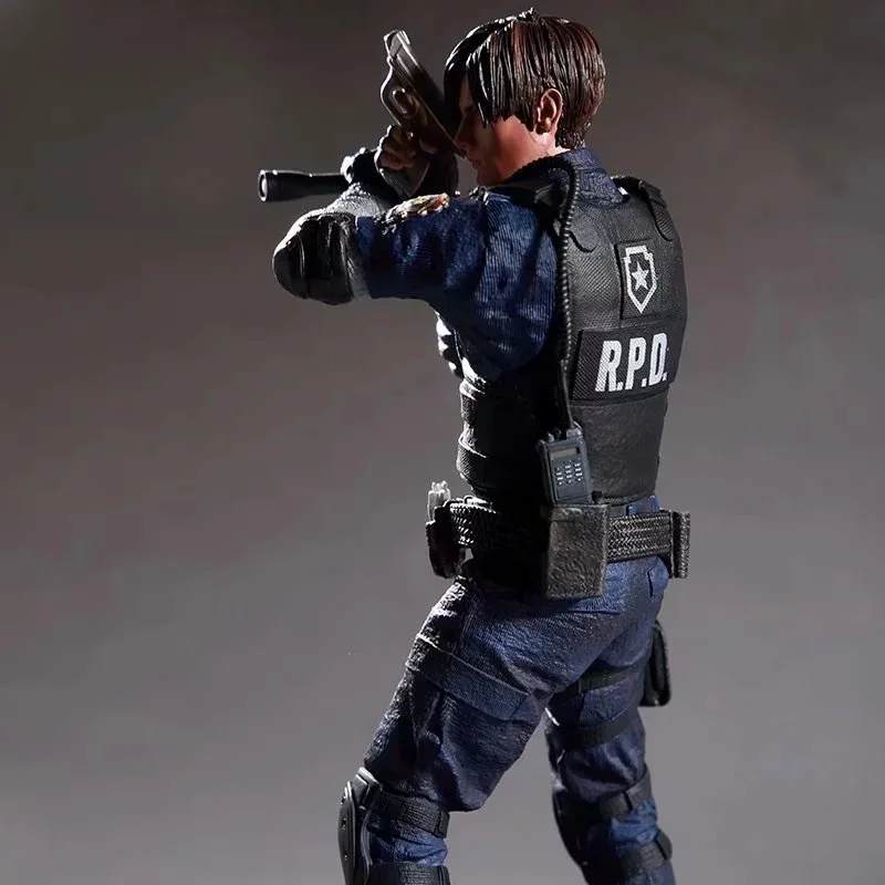 

Leon Figure Game Character Leon Scott Kennedy Action Figure Collectable Model Toy Gifts