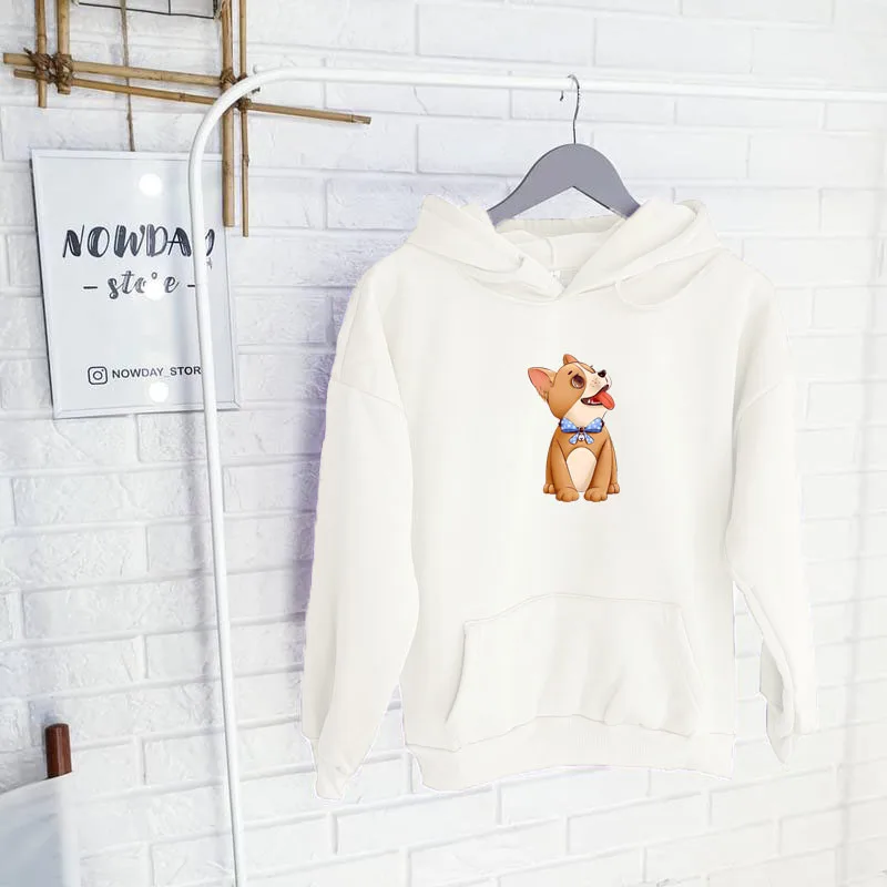 

Женская милая толстовка с рисунком маленького динозавра для бега, повседневные винтажные пуловеры, толстовки Ulzzang, Чистые Топы, Свитшот