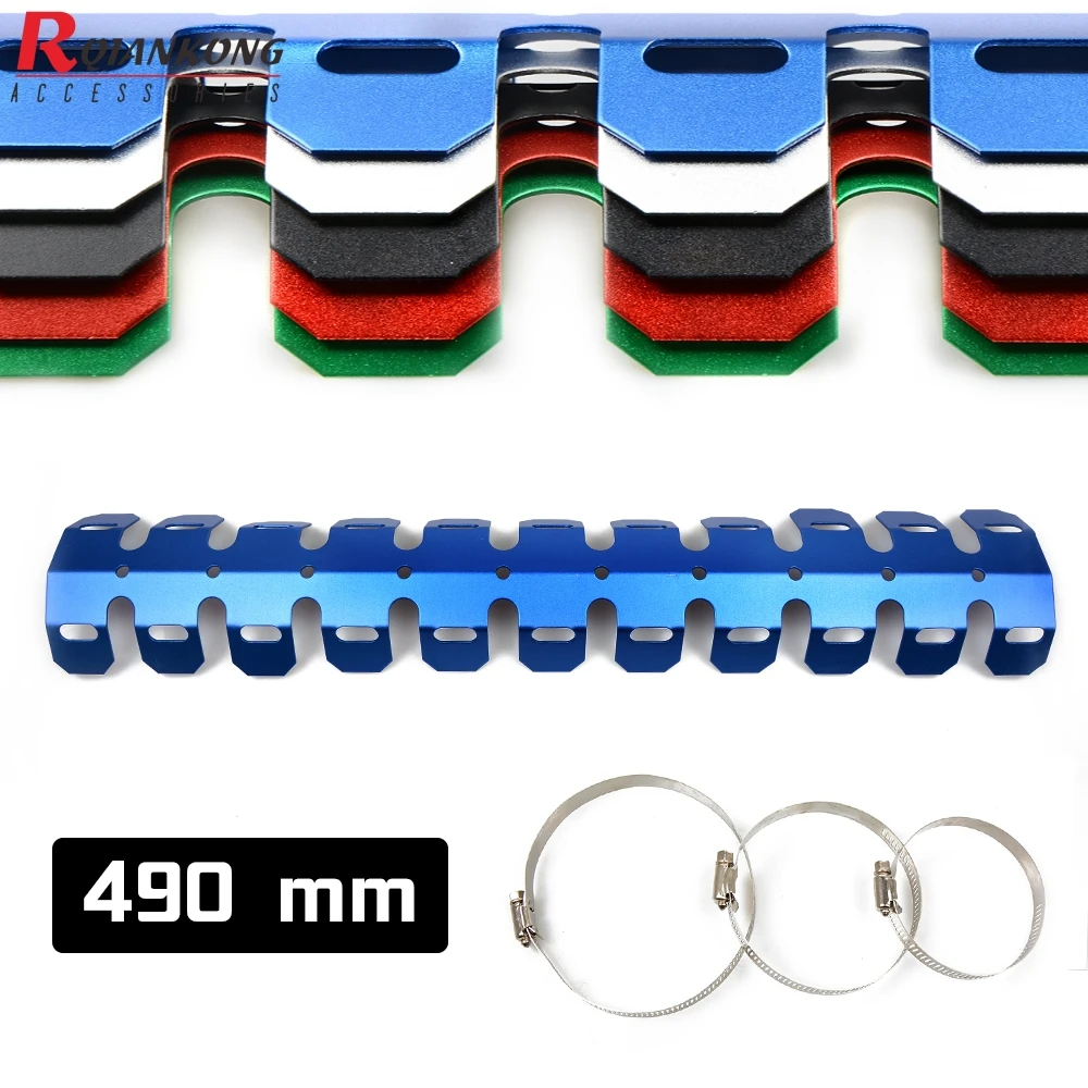 Motocross Exhaust Muffler Pipe Leg Protector Dirt bike Heat Shield Cover FOR Suzuki V-Strom 1000 C109RT GSX-S1000 ABS GSX1250 FA |
