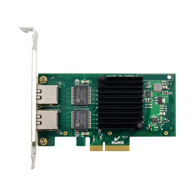 4 Порты и разъёмы PCIe X4 двойной гигабитный Ethernet карта чип Intel I350AM2 Чипсет RJ45 Gigabit 1000