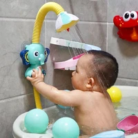 bath electric spray elephant water toys for kids baby bathroom bathtub faucet shower toys strong suction cup children water game