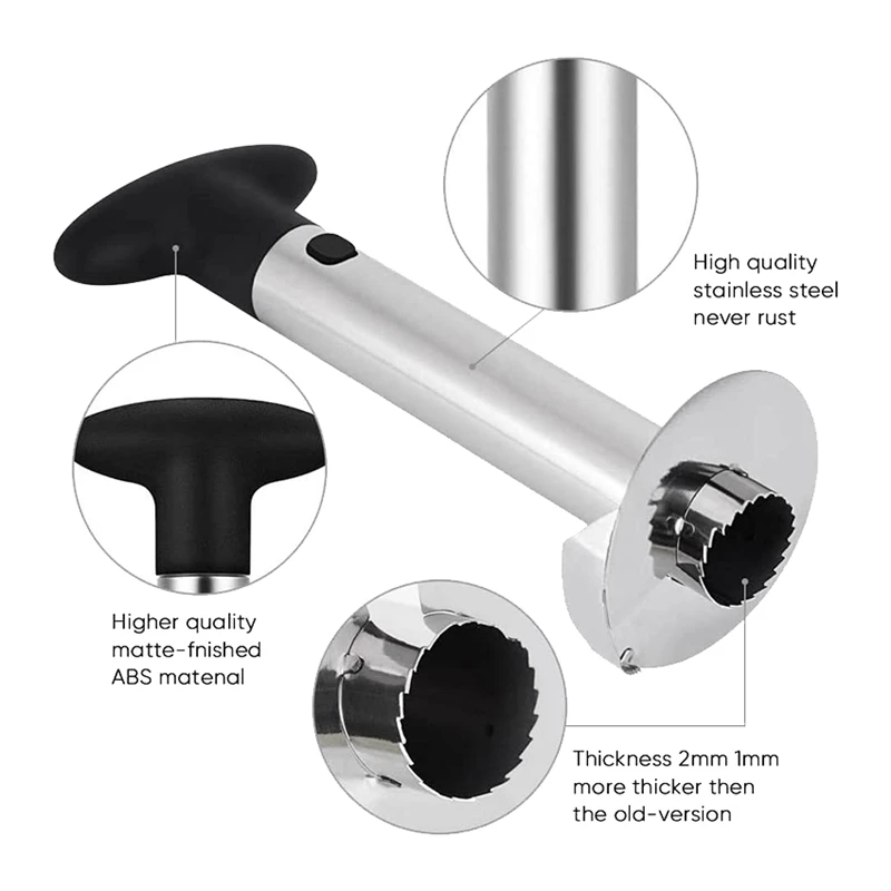 Нож для резки ананасов из нержавеющей стали инструмент удаления сердцевины с