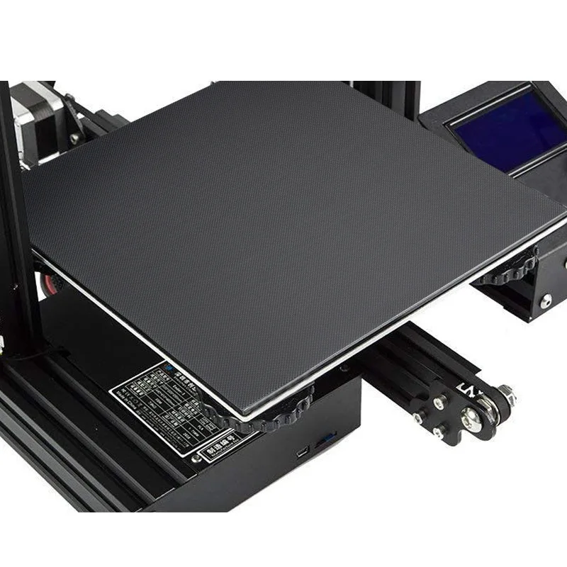 

3D printer hot bed platform accessories 220*220mm lattice glass + nut + silica gel column kit, temperature resistance