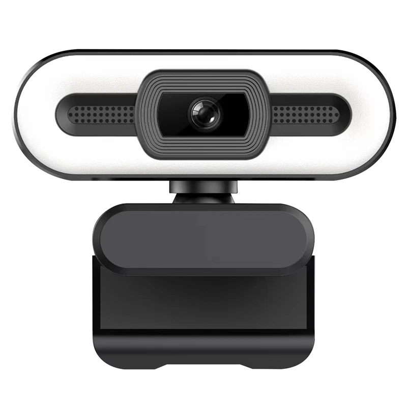 

USB веб-Камера с светодиодный кольцевой светильник 3 цвета украшение светильник 1080P веб-Камера для компьютера Mac ноутбука, настольного компью...