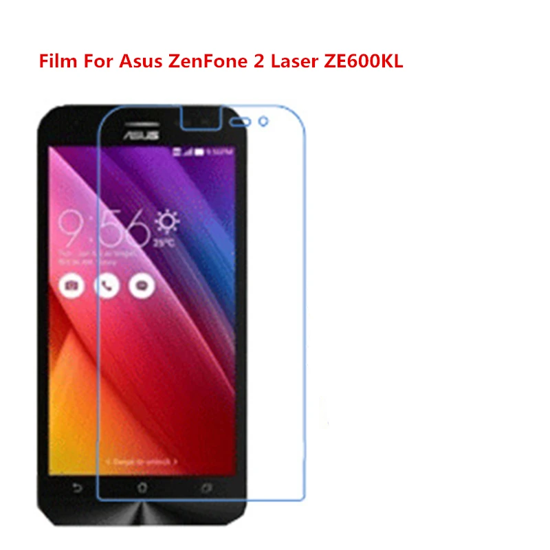1/2/5/10 шт. ультратонкая прозрачная защитная пленка для HD ЖК-экрана с тканевой пленкой для очистки для Asus ZenFone 2 Laser ZE600KL.