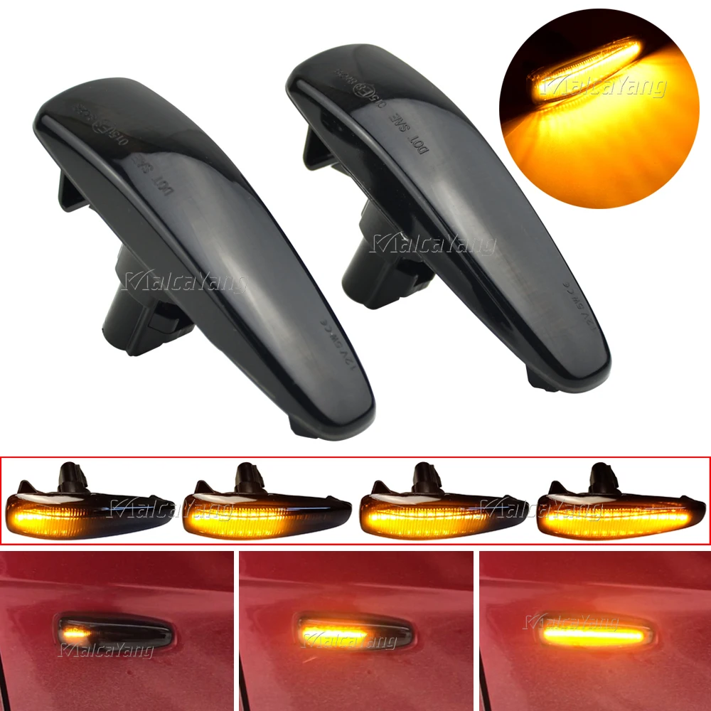 

Динамические светодиодные боковые указатели поворота 8351A001 для Mitsubishi Lancer Evolution Evo X Outlander Sport RVR ASX Mirage 2014 +