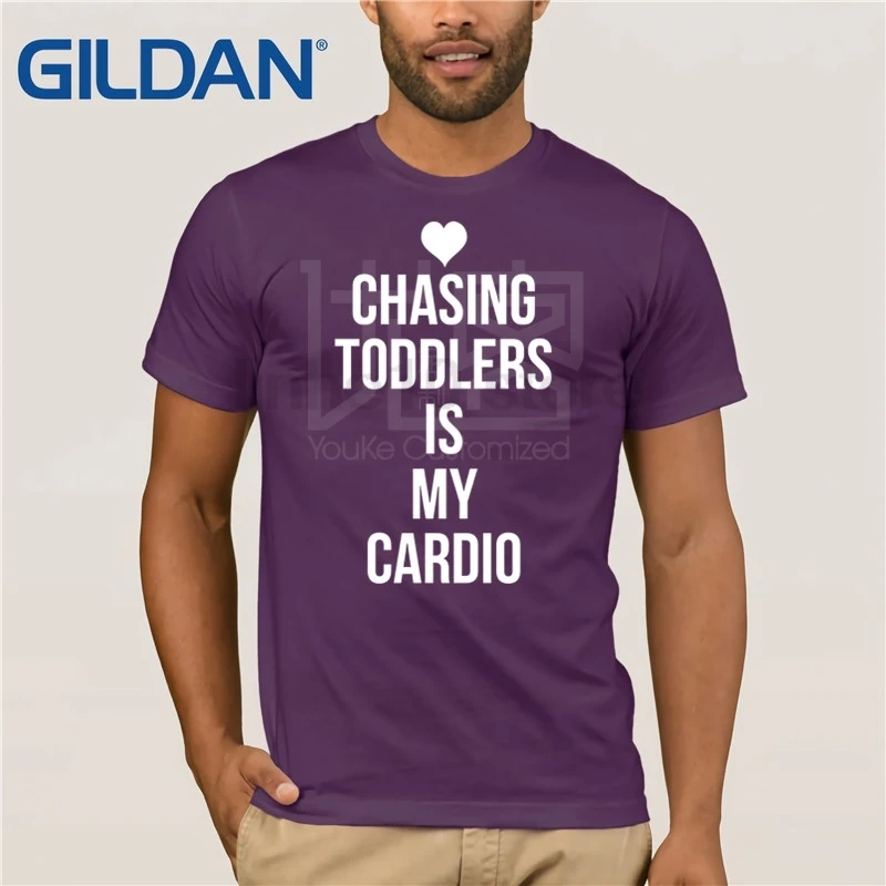 Забавная детская футболка с надписью I Cardio для детей ясельного возраста Футболка
