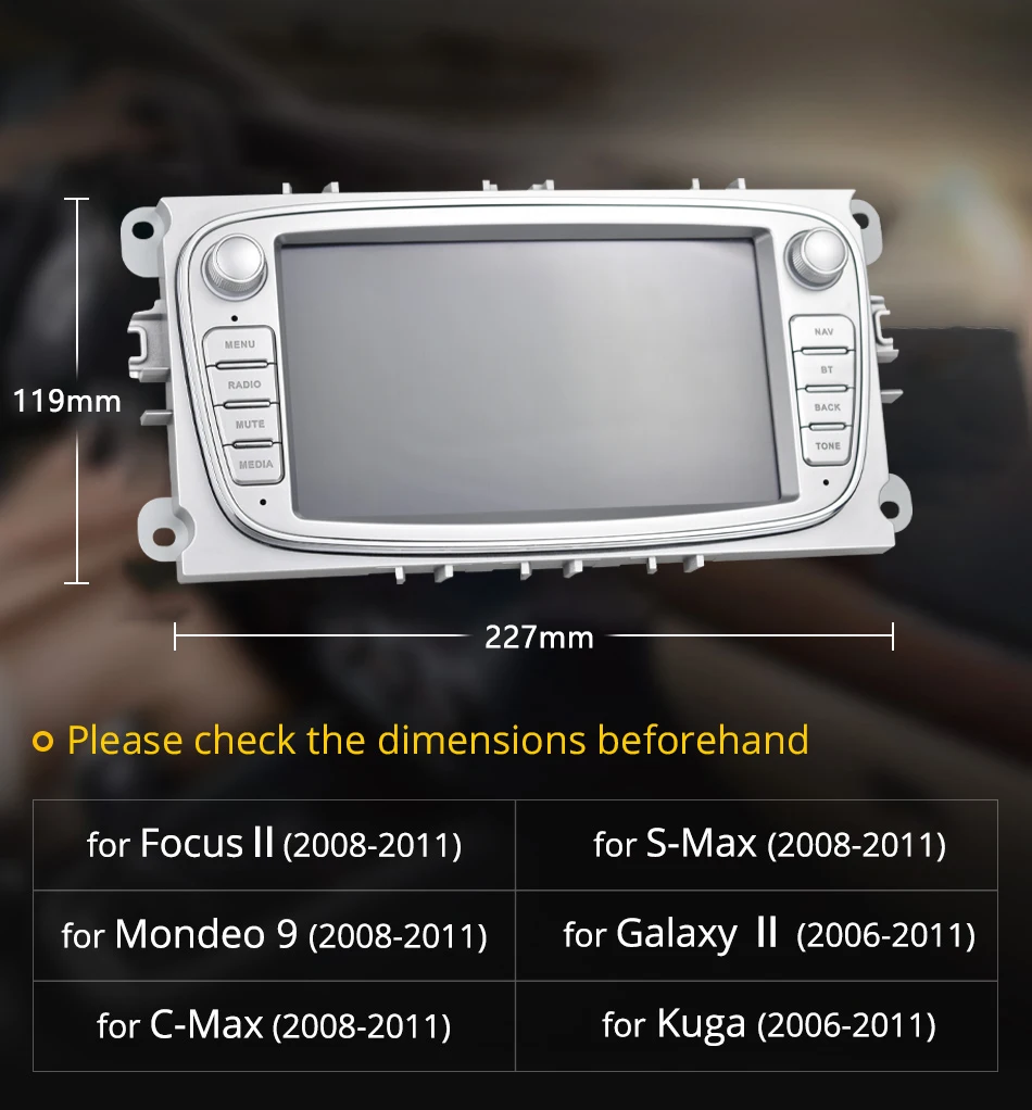 Camecho 2 din Android 8 1 для FORD Focus II EXI MT 3 Mk2 Mondeo 9 S MAX C Galaxy автомобильное радио GPS