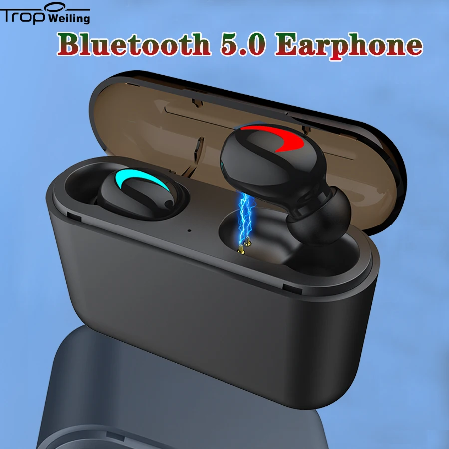 Беспроводные наушники TWS Bluetooth 5 0 спортивные вкладыши игровая гарнитура с