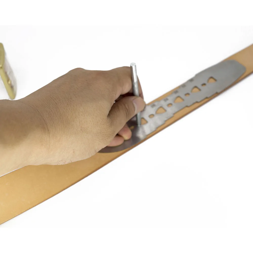 Набор линейки для пробивки отверстий в кожаном ремне с дугой|Пробойка| |