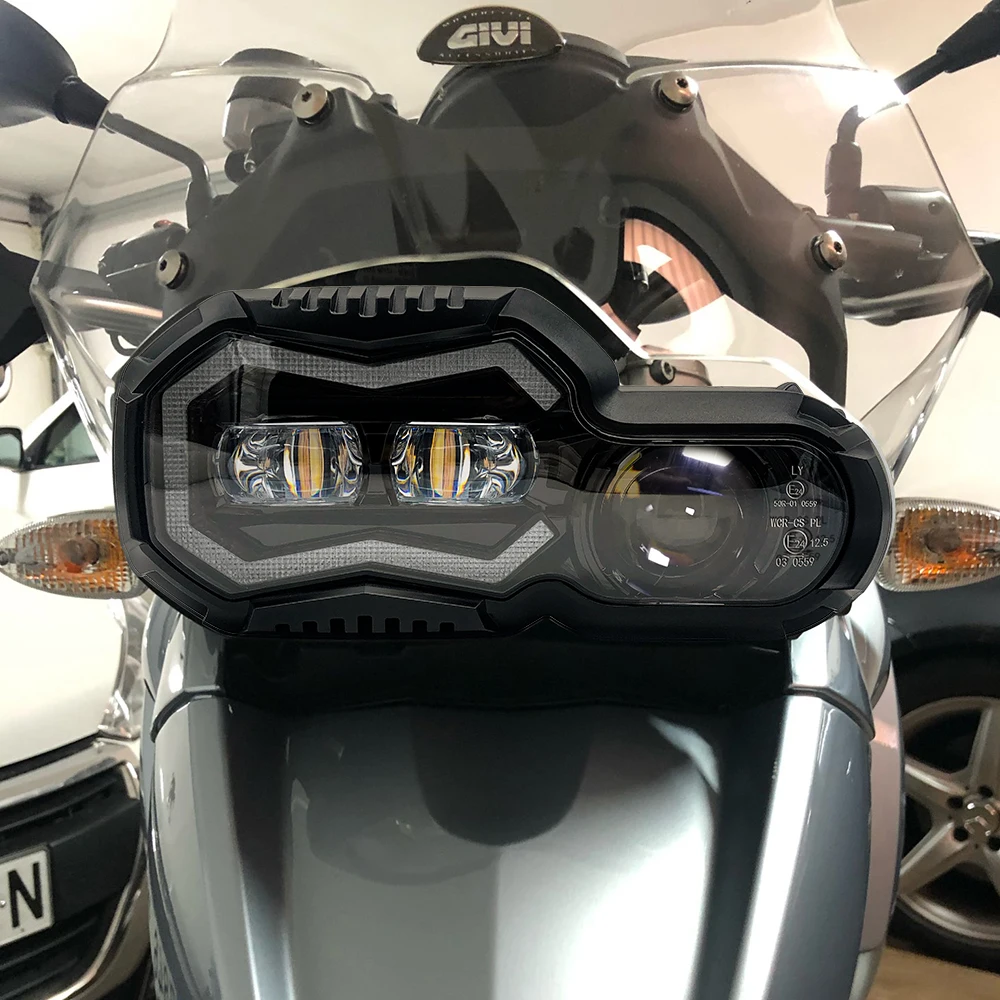 

Big Sale! E-mark Approved Headlights for BMW F650GS F700GS F800GS ADV F800R Motorcycle Lights Complete LED Headlights Assembly