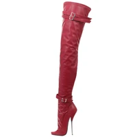 womens boots sexy pointed toe party boots stiletto heel sm over the knee boots us size 6 14 no 230n 10