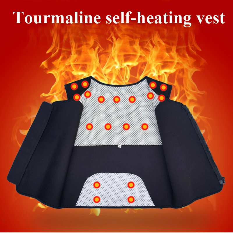 Медицинский турмалиновый нагревательный жилет Защита спины талии