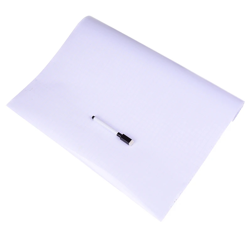

Peerless White WhiteBoard Wall Paper Sticker Dry Erase Office Vinyl Decor Decal 45*100cm