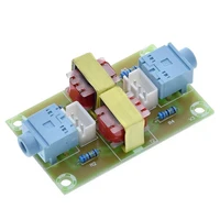 xh m372 stereo audio isolator vehicle common ground suppression interference noise isolation module transformer coupler