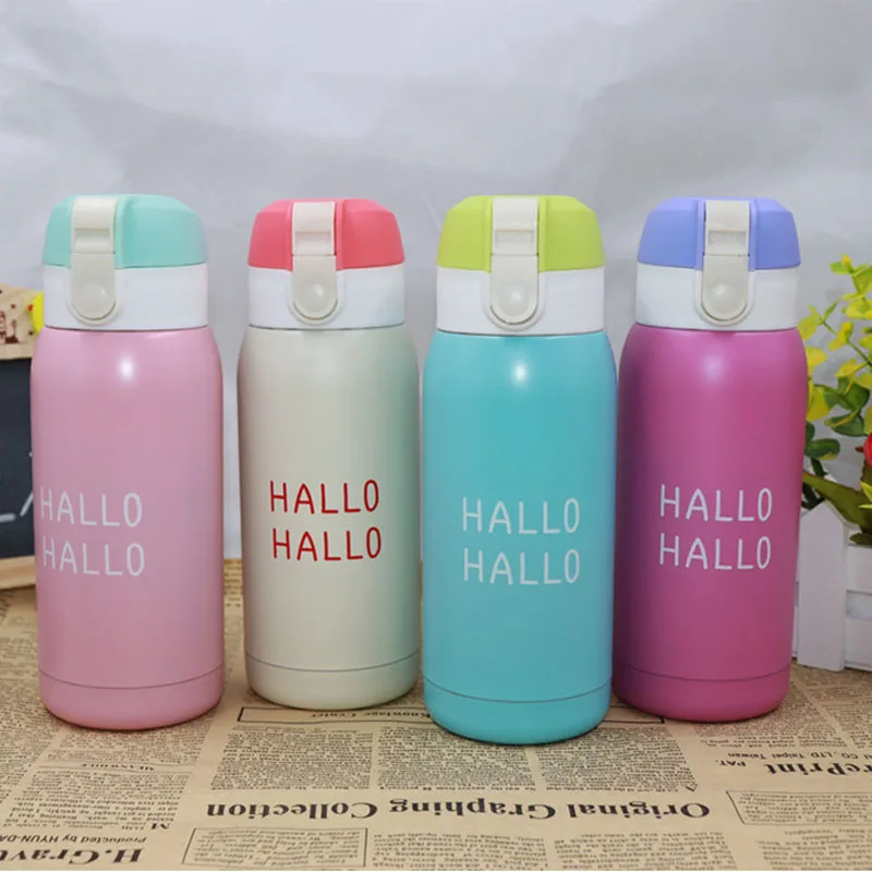 180/350 мл Термос Из Нержавеющей Стали Изолированная бутылка для воды Кофе Молоко