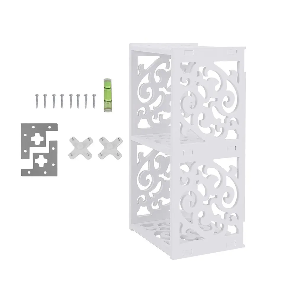 Полка для книжного шкафа с двумя ячейками деревянная пластиковая композитная