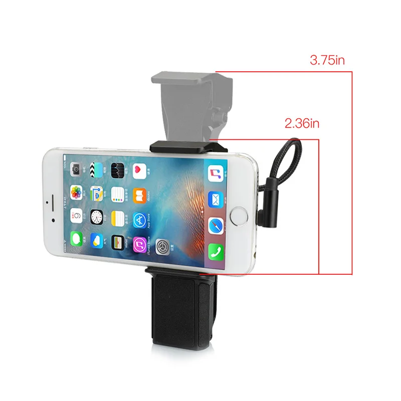 Палка для селфи Кронштейн для мобильного телефона крепление с USB адаптер преобразования телефона для dji osmo Карманная камера карданный