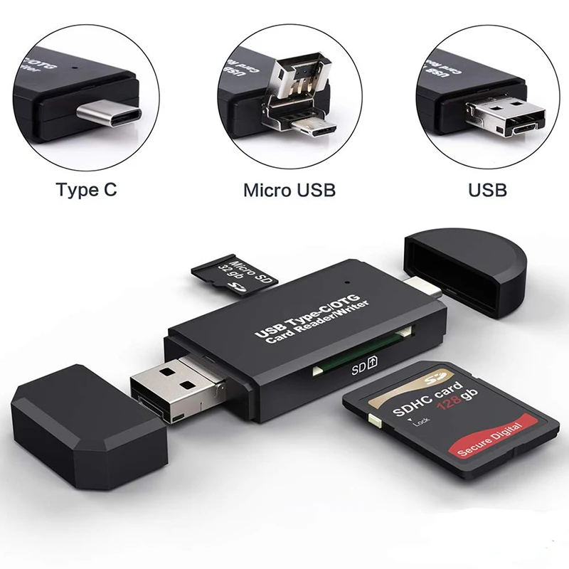 

Устройство для чтения SD-карт USB 3,0 устройство чтения карт Micro TF SD смарт-адаптер карт памяти Type C кардридер USB 2,0 Micro OTG для ноутбука