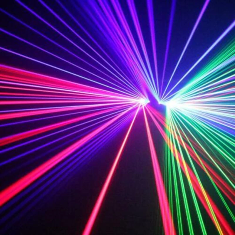 

RGB Colorful Scan Laser Light/Beam Effect 6 Lens Scanning Stage Lights Scanner/Laser Projector/Disco DJ Party Show Sector Laser