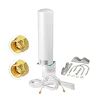 Наружная антенна 12 дБи Superbat 4G 698-9601710-2700 МГц, внешняя цилиндрическая антенна Onmi для сигнала GSM W-CDMA 2G 3G 4G