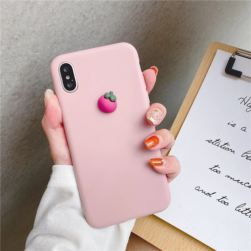 3D фрукты персик виноград силиконовые чехлы для samsung Galaxy A50 A20 A30 A60 A70 A20E A10E A80 A10S A20S M10 M20 M30S крышка