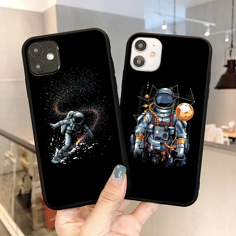 Чехол с космосом астронавтом для Huawei P30 P20 P10 Mate 20 10 Pro P Smart 2019 2021 Honor Lite 9X чехол Луной