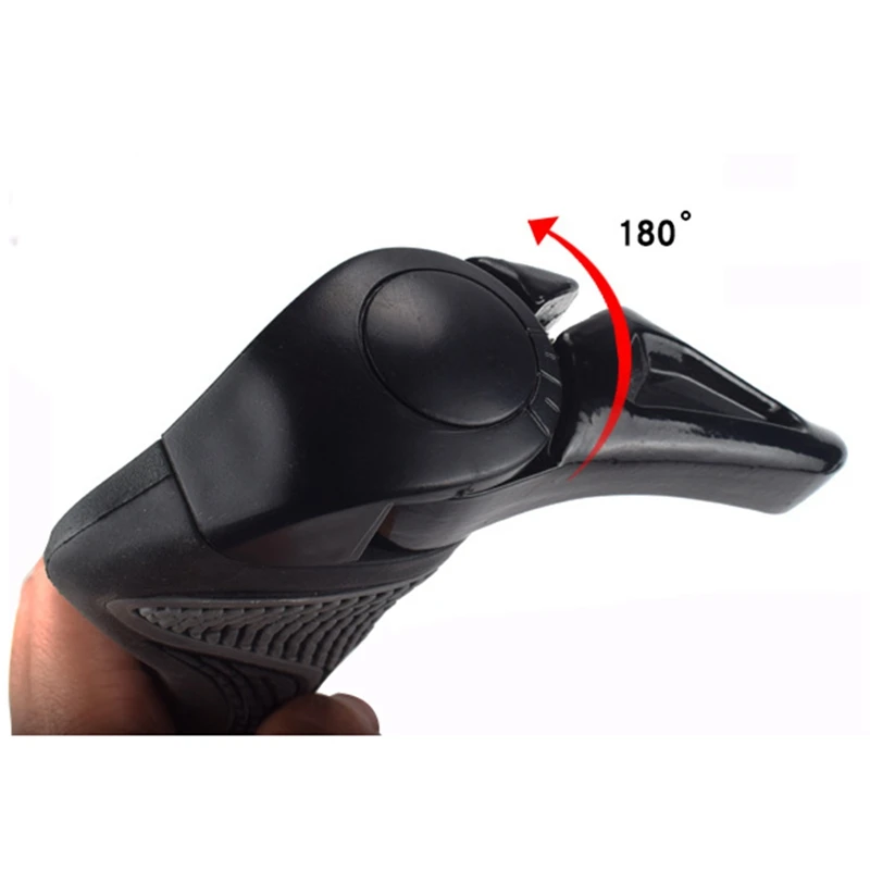 

1 Pair Bicycle Grip Ergonomic Bar End Cycling Parts Grips MTB Bike Anti-Skid Handlebar Grips Rubber Outdoor Cycling Accessories