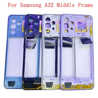 middle frame center chassis phone housing for samsung a32 4g a325 a32 5g a326 cover with buttons repair parts