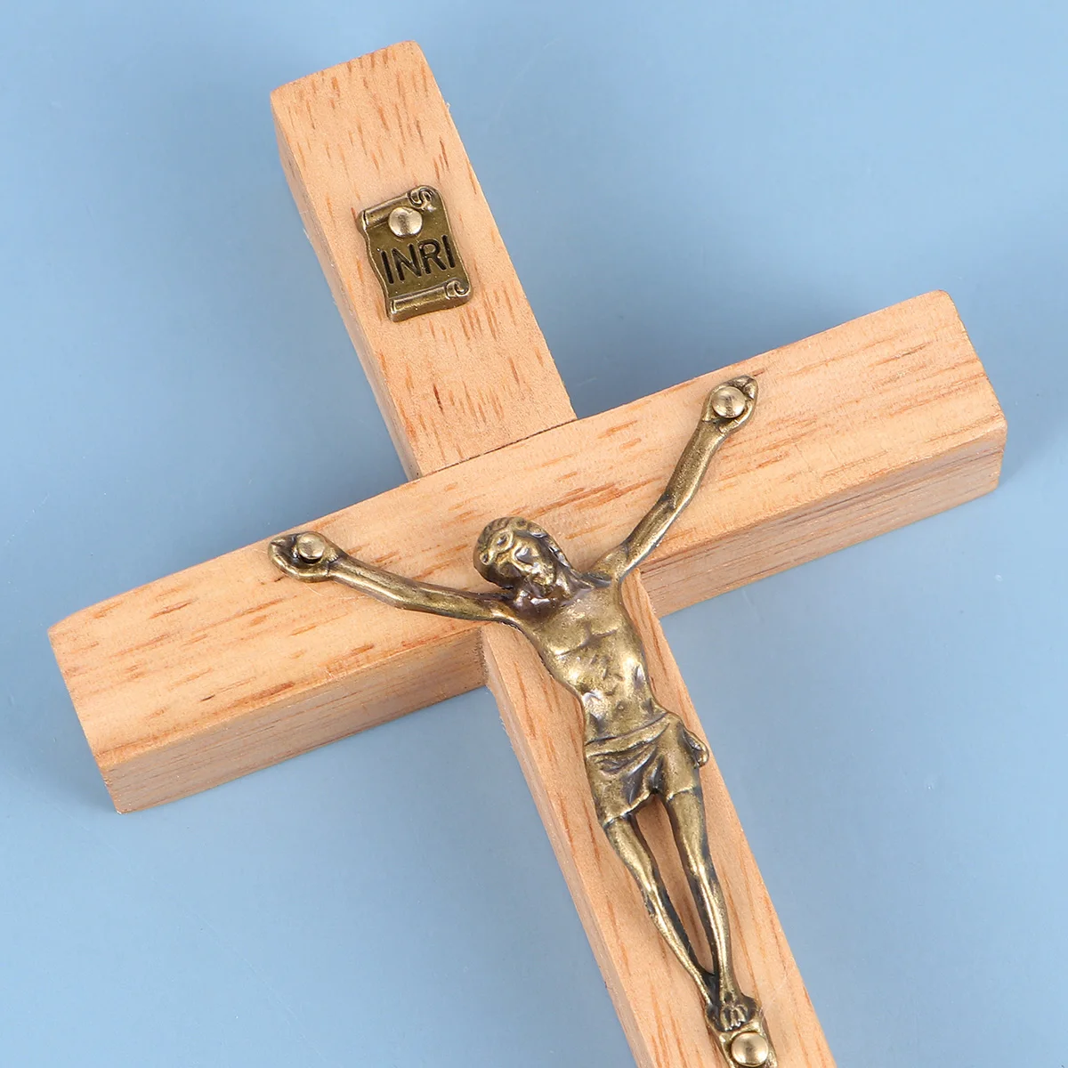 1 шт. Soild деревянный крест из цинкового сплава цинковый сплав Иисус католический