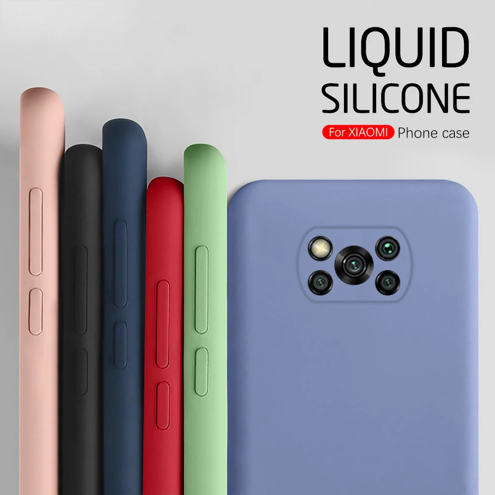 

Poco X3 Pro Pocox3 Pro Poco X3Pro Case Liquid Silicone Soft Camera Protector Cover For Xiaomi Poco X3 Pro Pocox3 Pro Poco X3Pro