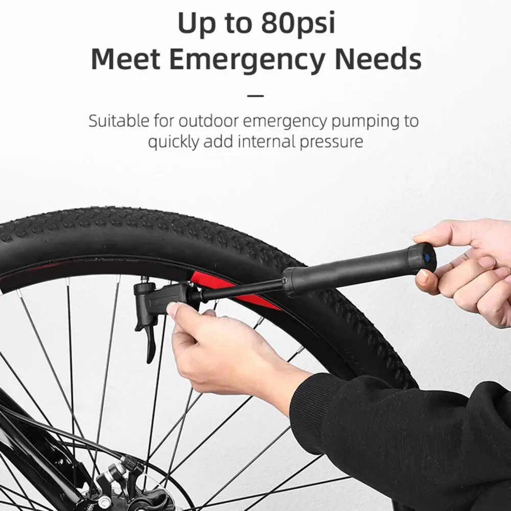 Портативный ручной двухсторонний велосипедный мини-насос с кронштейном насос |