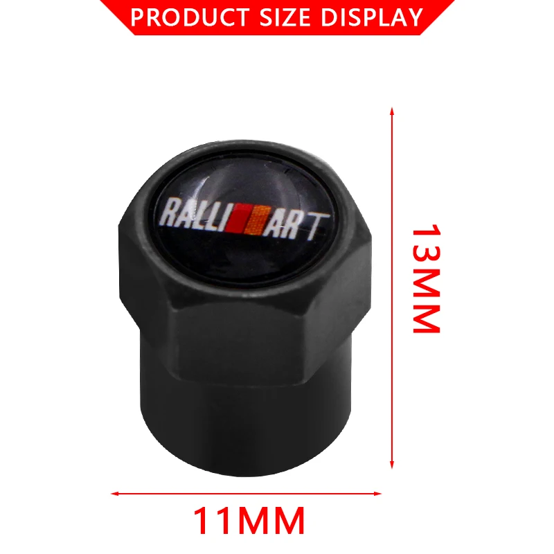 4 шт. колпачки для клапанов шин лазерного логотипа Lancer ASX Outlander Pajero Carisma Galant EVO Colt Style