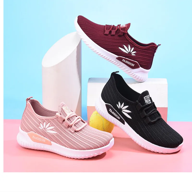Women Casual Shoes Mesh Woman Fashion Sneaker Loafer Mujer  Flats Casual Shoes Women Comfortable running shoes size36-40