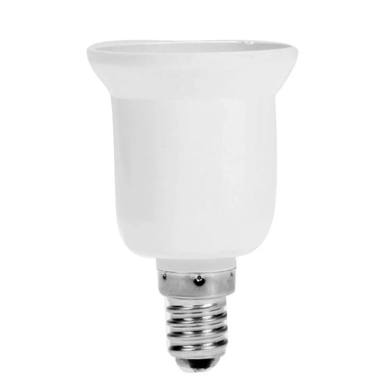 

E14 To E27 Bulb Socket Base Stand Converter Light Source Adapter Conversion Fireproof Home Room Lighting Led Lights